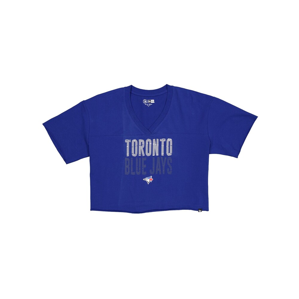 New Era Toronto Blue Jays Active Women's V-Neck T-Shirt - Size XS